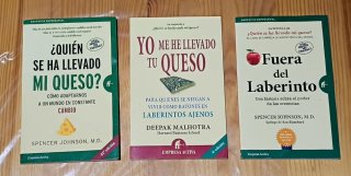 LOTE 3 LIBROS: ¿QUIÉN SE HA LLEVADO MI QUESO?