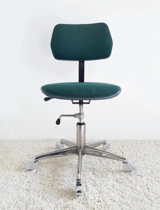 Silla EUROSIT, giratoria con ruedas | Francia 70s