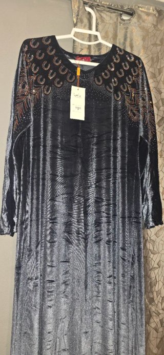 Pijama larga negra