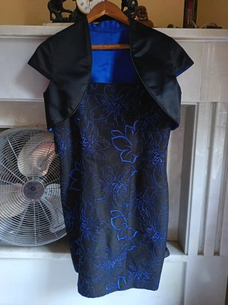 Vestido con torera reversible