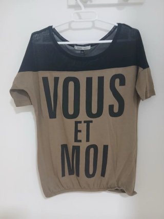 Camiseta Bershka Talla S