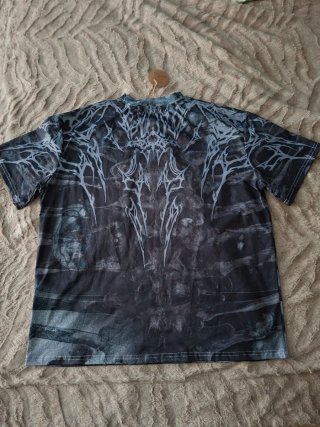 Camiseta Death Metal Estampada