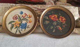Pareja de cuadros artesanales