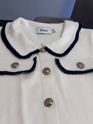 Vestido Poète Blanco y Negro