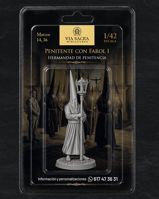 Via Sacra Minitures Penitente con Farol I 1/42