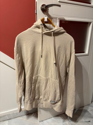Sudadera Oversize Beige Pull&Bear
