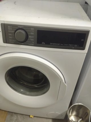 Lavadora Telefunken carga frontal blanca