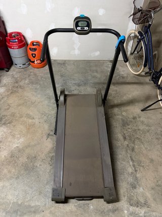 Cinta de correr manual plegable.