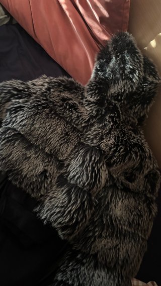 Chaqueta de pelo sintético