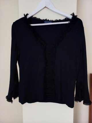 Camiseta Adolfo Dominguez Negra Talla L