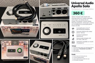 Universal Audio Apollo Solo Thunderbolt