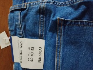 Pantalón vaquero Pull&Bear azul