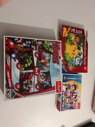 Lote de 7 Puzzles Infantiles