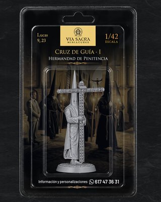Via Sacra Miniatures Penitente Cruz Guía