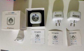 3 Enchufes Inteligentes Koogeek apple