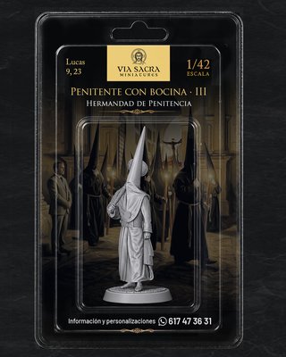 Via Sacra Miniatures Penitente con Bocina III