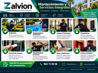 Zalvion | Limpieza y mantenimiento profesional