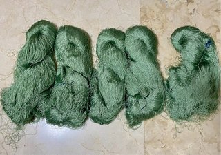 Pack de 5 Madejas de Seda Verde