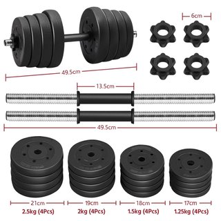 Set de Mancuernas Ajustables 30kg