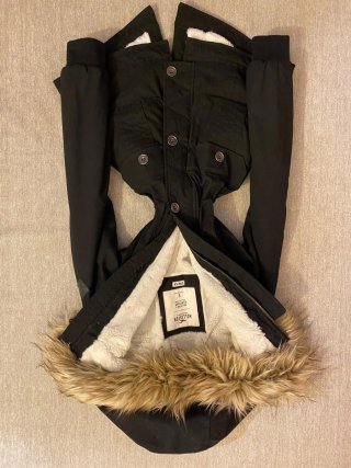 Chaqueta Hollister Negra Talla S