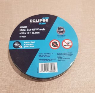 10 Discos de Corte Eclipse 125x1.0mm