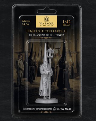 Via Sacra Miniatures Penitente con Farol II