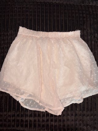Falda pantalón beige