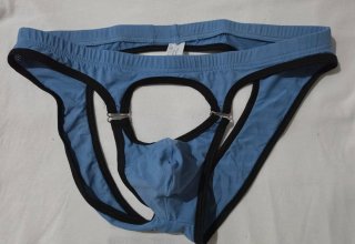 Jockstrap Azul y Negro