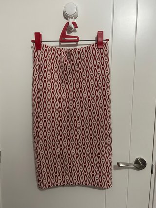 Falda de tubo estampada