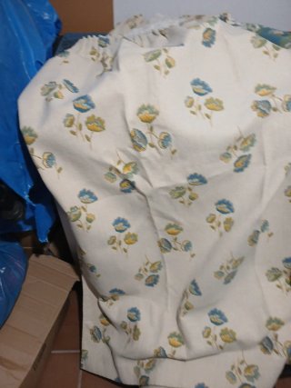 Cortinas con Estampado Floral