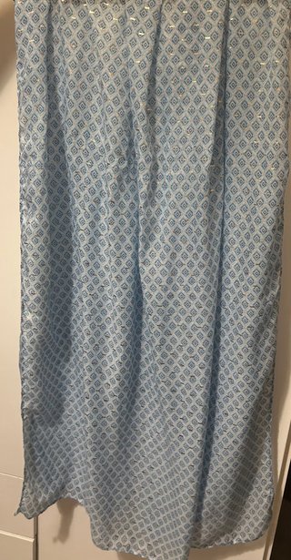 Pañuelo Estampado Azul y Blanco