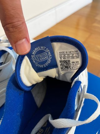 Zapatillas Adidas Forum Low CL J Blancas/Azules