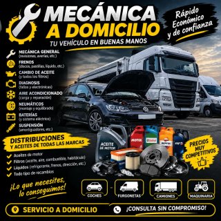 MECÁNICO A DOMICILIO ,TODA CLASE DE REPARACIONES