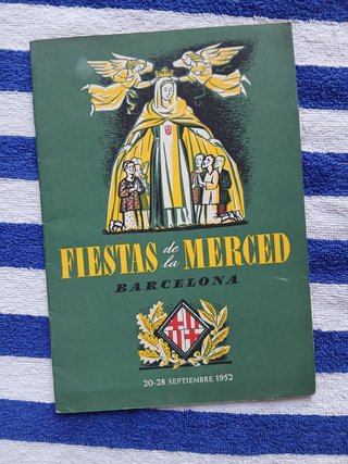 Programa de Fiestas de la Merced Barcelona 1952