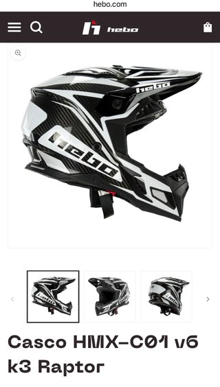 Casco Hebo HMX-C01 v6 K3 Raptor