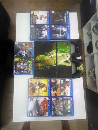 PlayStation 4 1TB con 10 Juegos y 2 Mandos