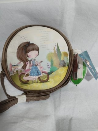 Bolso Redondo y Cartera