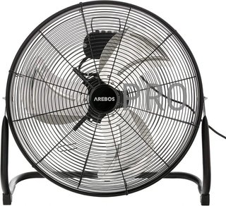 Arebos Ventilador Industrial 50 cm - Ventilador Suelo Silencioso 120W - 3 Niveles de Velocidad
