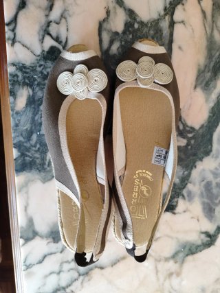 Sandalias Torres Beige y Marrón Talla 38