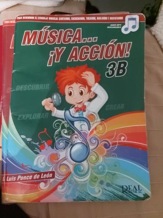 Libro Música... ¡y Acción! 3B
