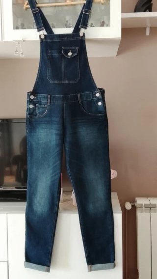 Peto Vaquero Azul Talla 40