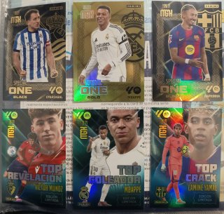 Lote 6 Cartas 25 aniversario Megacracks 26/27