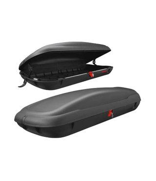 Cofre de techo rígido para coche COSTWAY de 400 L