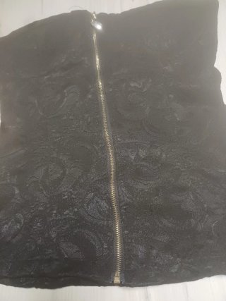 Top Negro Adamascado Sin estrenar