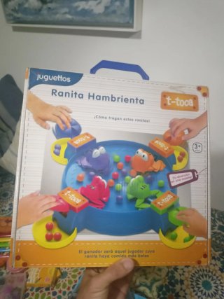 Juego Ranita Hambrienta Juguettos. Tragabolas