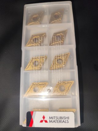 Set de 10 Plaquitas de Torno Mitsubishi Materials