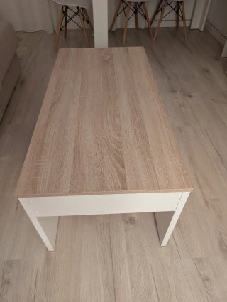 Mesa de centro elevable