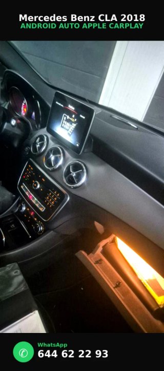 Android Apple CarPlay Mercedes CLA C117