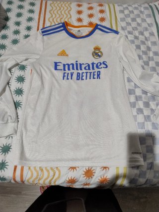 Camiseta Real Madrid Manga Larga Talla 15-16