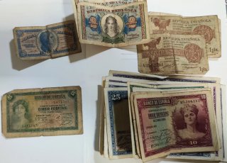 Billetes Antiguos Banco España y República
